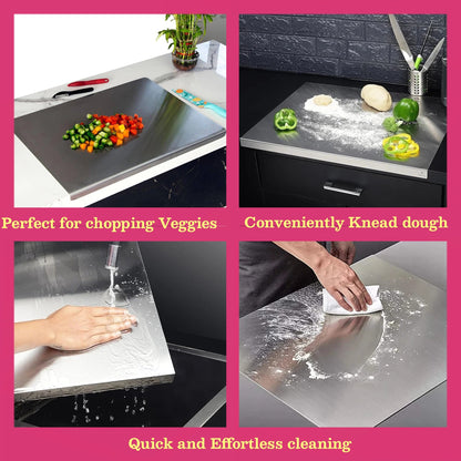 Stainless Steel Chopping Board (35x31cm)